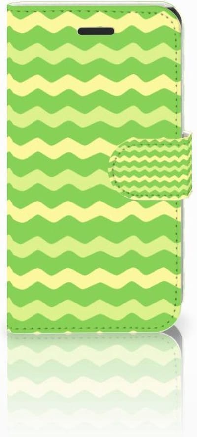 Samsung Galaxy Xcover 3 | Xcover 3 VE Telefoon Hoesje Waves Green