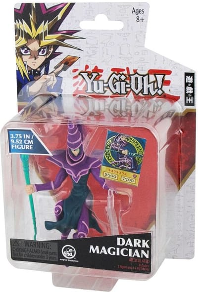 Yu-Gi-Oh! Dark Magician Speelfiguur 10 cm {Speelgoed voor kinderen jongens meisjes | Yu-Gi-Oh , YuGiOh | Anime, Manga Actiefiguur | Draak Draken Kaarten | Yami Yugi, Seto Kaiba, Bakura, Mai Kujaku, Dartz}