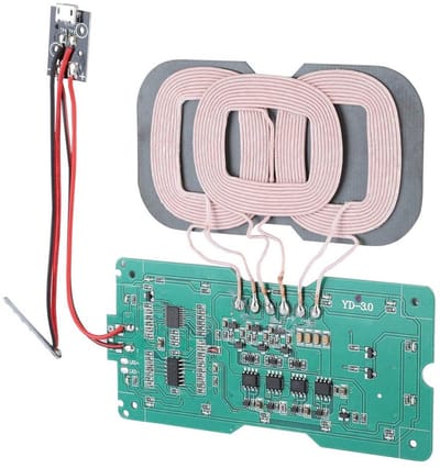 VT Goods - Draadloze Oplader - Qi Standaard - Hoge Laadefficiëntie - Compacte Formaat - 3 Coil Technologie - Veilig en Betrouwbaar - Geschikt voor S...