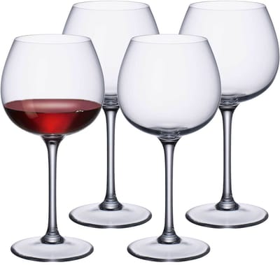 Villeroy & Boch - Purismo Wine Rode wijnglas vol & fluweel set 4