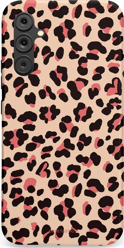 Casetastic Hoesje Geschikt voor Samsung A34 (5G) - Stijlvolle Beschermende Duo-layer Case - Pantermeid