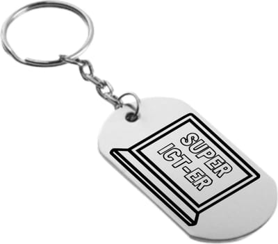 Akyol - super ict-er sleutelhanger - Ict - familie vrienden - cadeau - 54 x 29mm