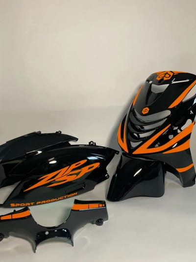 Piaggio Zip Stickerset - Sport Production - Orange