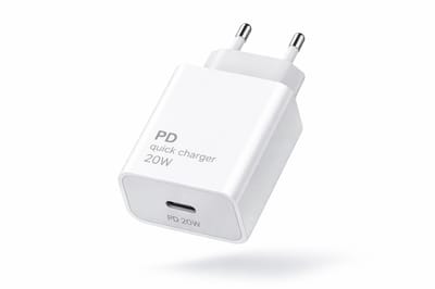 DrPhone PD Lunar 20W Snellader – USB-C Thuislader – 5V/3A, 9V/2.2A, 12V/1.6A – Geschikt voor Smartphone & Tablet