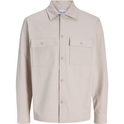 Jack & Jones Overhemd Jjwilliam Sweat Overshirt Ls Noos 12306252 Moonbeam Mannen Maat - M