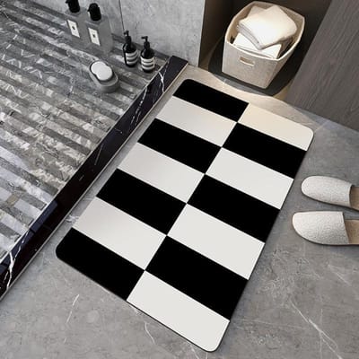 Badkamervloermat Tapijt Deurmat Deurrubber Vochtregulerende Mat Toiletvloermat Antislipmat Deurmat 40*60cm