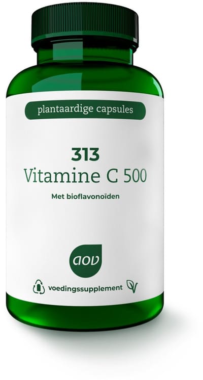AOV 313 Vitamine C 500 - 2 x 90 vegacapsules - Voordeelverpakking