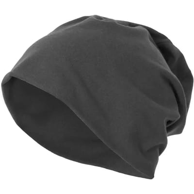 Build your Brand Jersey Beanie BY002 - Mid Grey - One size
