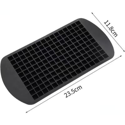 160 Vakken Siliconen Ijsblokjesvorm Ijsblokjesvorm Ijsvorm Ijsvakjesbak Mini Ijsblokjes Kleine Vierkante Vorm Ijsmaker Vorm