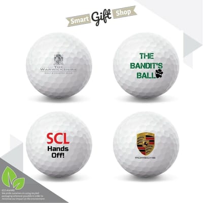 Golfbal Cadeau - Persoonlijk Geschenk - Golfen Vieren - Met Standaard - 4.2 cm - Ontwerp 15