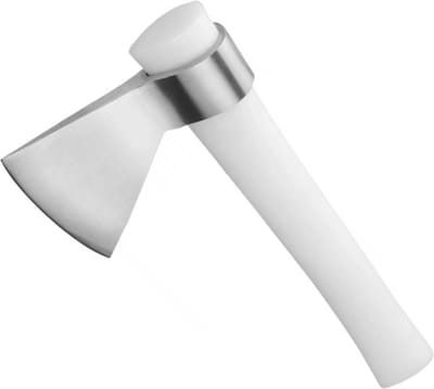 HENDI Vleesbijl – Roestvast staal – PE-handgreep – Vaatwasmachinebestendig – 250 mm – Wit