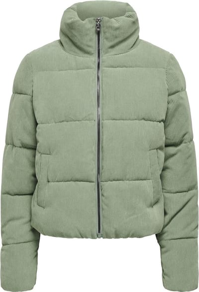 Only Jas Onlnewdolly Corduroy Puffer Otw Noo 15304768 Hedge Green Dames Maat - XS