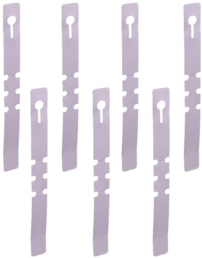 Dailygoods- Plantenlabels 100 stuks - Verstelbare Sleufetiketten - PVC Kunststof - Tuin Labels - Waterdicht - Eenvoudig te schrijven 2 x 21 cm - Tuinlabels