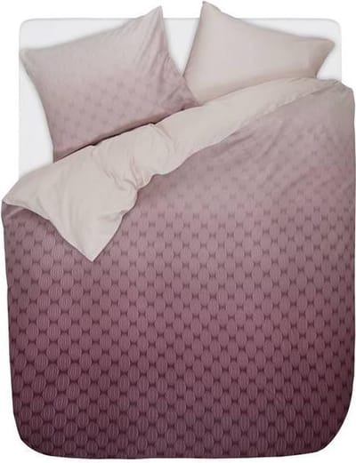 Esprit Dekbedovertrek Nouni - Tweepersoons - 200x200/220 cm - Bordeaux