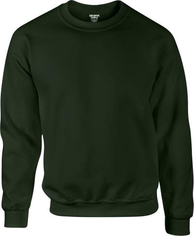 Gildan DryBlend Adult Set-In Crew Neck Sweatshirt (13 kleuren) (Bosgroen)