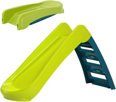 Quvo® Glijbaan 2 Jaar - Glijbaan Peuter - Losse Glijbaan - Voor Binnen En Buiten – Afgeronde Hoeken - Groen - 132cm x 49cm x 72cm