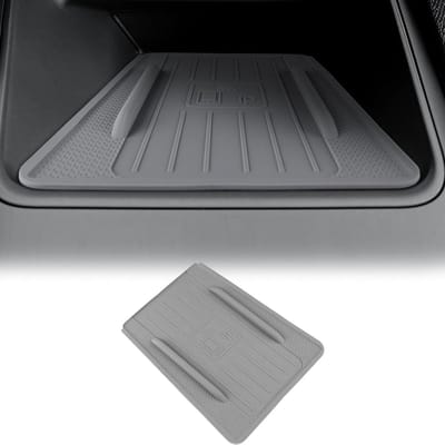 Zitplaats Voormentor Cupra Leon 2020-2025, Silica Gel Center Console Mat, Antislip Draadloos Oplaadstation en Smartphone Houder (Grijs)