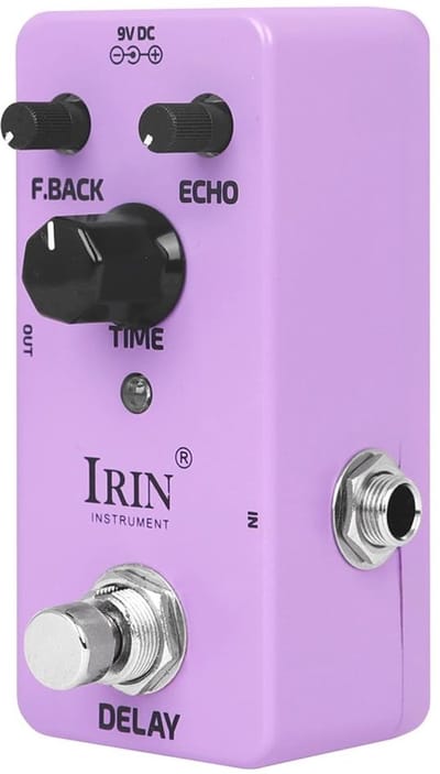 Dailygoody - Elektrische gitaar Delay Effect - Gitaar Accessoire - Roze - Digitale geluidseffecten - Geschikt voor muzikanten - Effectpedaal
