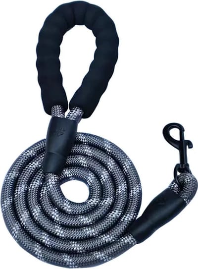 Repus - Reflecterende Hondenlijn - Hondenriem - Lijnen - Nylon - 150CM - Donkergrijs