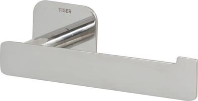 Tiger Colar - Wc rolhouder zonder klep - Zonder te boren - Toiletrolhouder zelfklevend - RVS gepolijst