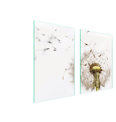 TMK ArtDeko Serie - Beschermende Glazen Plaat - 65x52 cm - Koken en Snijden