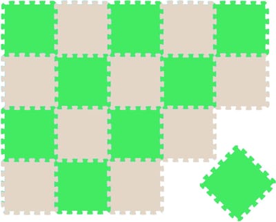 Van dag Één: 18-delige Baby Puzzel Speelmat - 30x30 EVA Schuim Kruipmat Vloermat Speeltapijt Kind