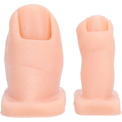 Nail Art Oefen Tenen Model Manicure Oefen Tenen Siliconen Nagel Schilderen Simulatie Tenen voor Nagel