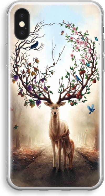 Case Company® - Hoesje geschikt voor iPhone XS hoesje - Seasons Change - Soft Cover Telefoonhoesje - Bescherming aan alle Kanten en Schermrand