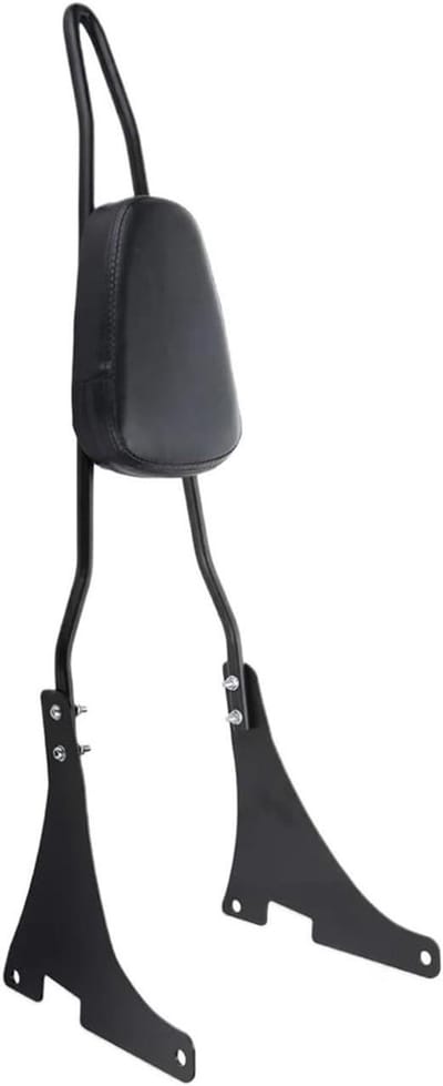 Motorfiets Rugleuning - Passagierssteun Sissybar - Comfortabele Ritten - Ergonomische Hoek - Niet gespecificeerd - Zwart