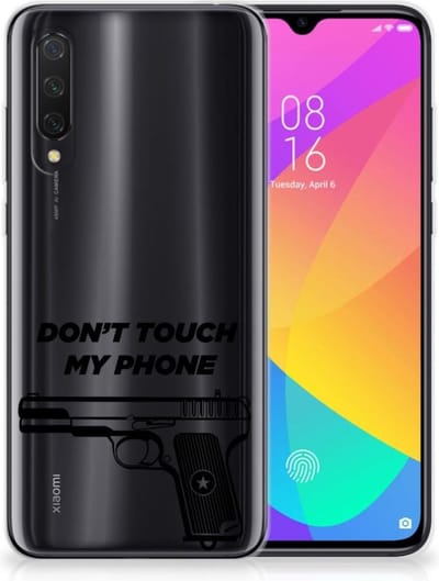 Xiaomi Mi 9 Lite Silicone-hoesje Pistol DTMP