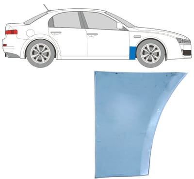 Reparatiepaneel voorspatbord voor Alfa Romeo 159 2005-2012 / Rechts
