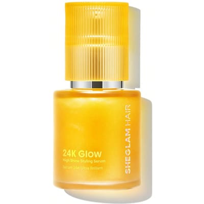 24K Glow High Shine Styling Serum - 50 ml/1,69 FlOz, 24K Goud 10 IN 1 Haarverzorging Dagelijks Essentieel Serum, Verzacht het haar met amandelolie en macadamia-olie voor haar Vermindert kroezen en schade, Voegt glans toe -24KK Licht als lucht, Glans als goud, Fijne parfum ruikt Hoge temperatuur Bescherming Reparatie Essentie Geschikt voor alle haartypes Geschenk Roze Make-up Strand Festivals Haarverzorging Vakantie Zomer Haaraccessoires Terug naar school Reis