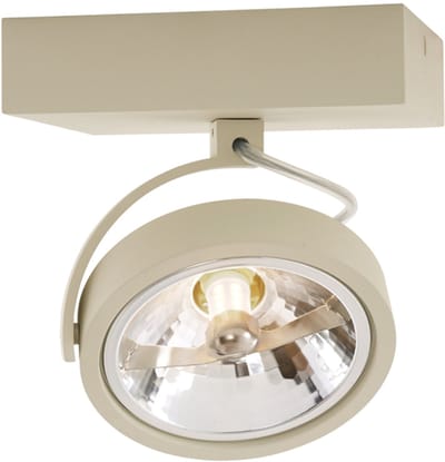 QAZQA go - Moderne Plafondspot | Spotje | Opbouwspot - 1 lichts - L 15 cm - Beige - Woonkamer | Slaapkamer | Keuken