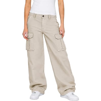 Enzo | Dames Cargo Baggy Jeans