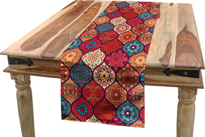 New BedMarokkaans Oosters golvend natuurlijk Accent Rechthoekige Tafelrunner, 40 cm x 180 cm