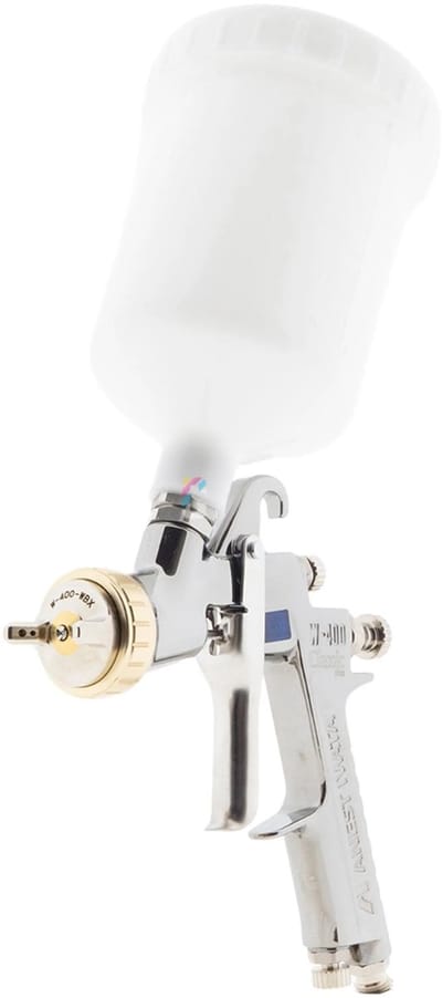 Iwata W400 WBX Classic Plus Verfspuit + bovenbeker - 1,3mm