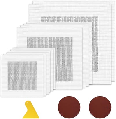 15 Stuks Zelfklevende Wandreparatie Patches voor Gaten, Ideaal voor Droogwand, Plafonds en Holle Stopcontacten, Beschikbaar in 6/10/15 cm