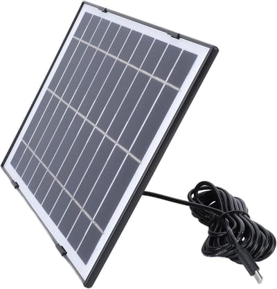 Zonnepaneel - Zonnelader - Camera opladen - Dubbele beugels - 10W - Zwart