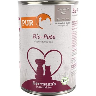 Herrmann's Bio Honden Blikvoeding - Pure Kalkoen - 400 g