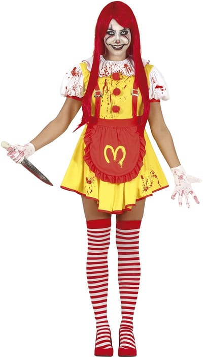 Boze Fastfood Clown - Vrouw