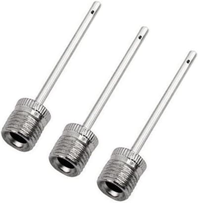 Ballenpomp Naalden - Sportballen Prikkers - Sportballen Oppompen - Roestvrij Staal - 3 Stuks - Zilver