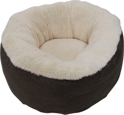 Jack and Vanilla - Nimba Hoge Mand - Kattenmand - Hondenmand - Kleur: Donkerbruin - Maat S: 50x50x23 cm