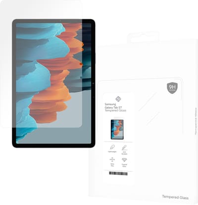 Cazy screenprotector geschikt voor Samsung Galaxy Tab S7 - Screenprotector Tablet Glas