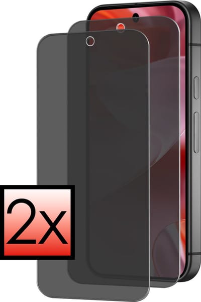 Screenprotector - 2 Stuks - Geschikt voor Google Pixel 10 - Privacy Filter - Beschermglas - Gehard Glas - Tempered Glass - Screen Protector - Anti Spy - Full Display Cover