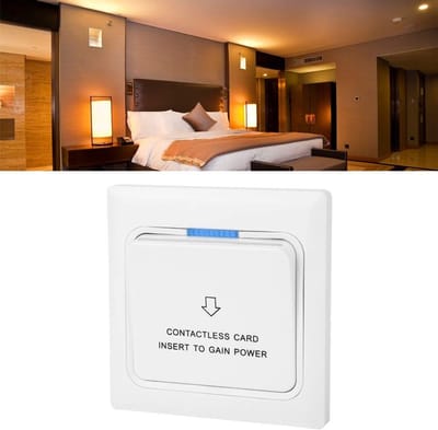 Dailygoody - Power Key Card Sensor - Energie Besparing - Wit - Veiligheid - Voor Hotels - 170V-250V