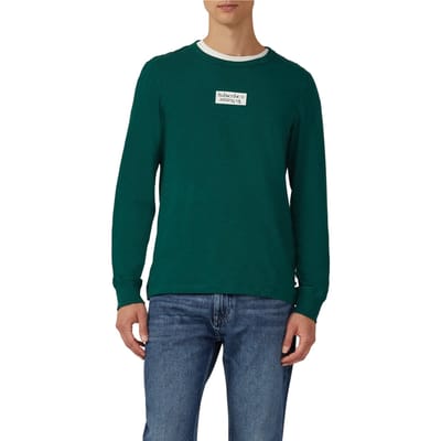 s.Oliver  T-shirts Dark Green Größe: XL | Longsleeves Outlet | Herren | Grün