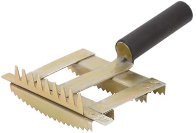 Dailygoods- Vee Kam Ergonomisch Ontwerp - Antipruritische Borstel - Grooming Tool - Kam Afwerpen - Materiaal: Ijzer - Afmetingen: 20x14x7cm - Dierenkam