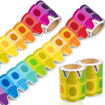 1 Rol Nieuwe Zelfklevende Krijtbord Prikbord Rand 3inch Papieren Rand Papier DIY Decoratieve Stickers Handgemaakte Ambachten