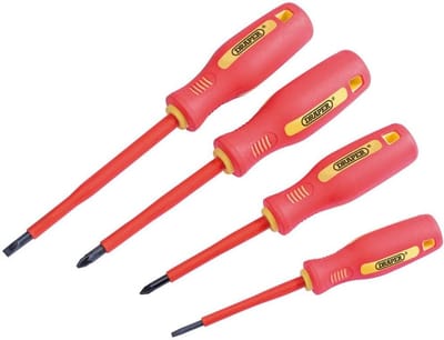 Schroevendraaier Set - Gereedschap Set - Veilig Werken - VDE Goedgekeurd - 4 Delig