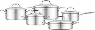 Kassel Top Chef 93038 - 10 delige pannenset - RVS
